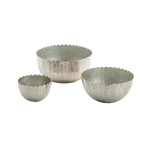 <b>Set</b> Of 2 Stainless Steel Dry Fruits Serving <b>Bowl</b> With Aluminium Stand Deluxe Quality <b>Dessert</b> Serving <b>Bowl</b> - Product Image 3