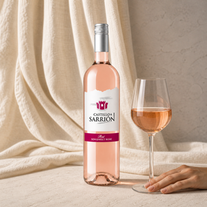 Vino Rosado Semiseco Castillo de Sarrion, Garnacha y Tempranillo, 11% ABV, Vino Rosado Español, 750 ml - Product Image 2