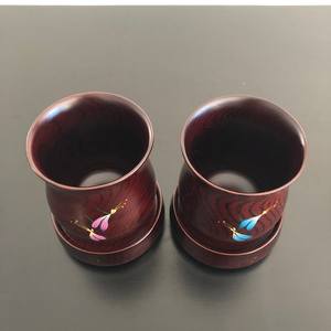 Taza de Té Clásica de Madera Natural Hecha a Mano, Ecológica, Reutilizable, 200/250 ml, Taza Duradera para Uso en el Hogar, Restaurante y Hotel - Product Image 2