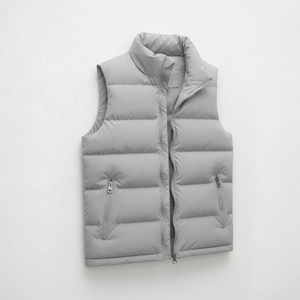 Chaqueta Acolchada de Manga Corta, Resistente al Agua, para Actividades al Aire Libre, Abrigo Aislante, Ropa de Abrigo Informal, Manga Corta - Product Image 1
