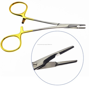 กรรไกรจับเข็มผ่าตัดแบบรวมในตัว ทำจากเหล็กกล้าไร้สนิม ยี่ห้อ WORLD PRECISION SURGICAL สำหรับการเย็บแผลทางการแพทย์และทันตกรรม - Product Image 5