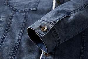 Veste en jean décontractée pour homme de qualité supérieure, conçue pour un usage quotidien, avec une coupe moderne, un denim durable et un confort doux - Product Image 4