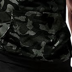 เสื้อกล้ามผู้ชายผ้าฝ้ายแขนกุดมีฮู้ด - Product Image 3