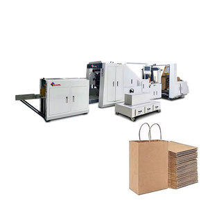 เครื่องทำถุงกระดาษด้านล่างสี่เหลี่ยมความเร็วสูงสำหรับถุงกระดาษคราฟท์สี่เหลี่ยม - Product Image 1