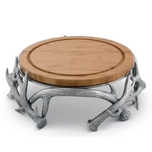 ที่วางขนมและเค้กทำจากอะลูมิเนียมทรงกลมขนาดใหญ่ดีไซน์สไตล์โมเดิร์น - Product Image 3