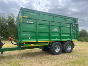 20FT broughan GRAIN & silage trailer ด้านหลังพวงมาลัยพาณิชย์เพลา2ft ข้าง silage - Product Image 3