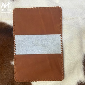 Cartera de cuero de piel de vaca real para documentos, cuaderno, cubierta de libro, carpeta A4, Cartera de negocios, Funda de cuero genuino - Product Image 6