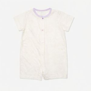 Combinaison pour bébé JALBEBE en coton 100% respirant, à manches courtes, avec fermeture à pression sur le devant, pour l'été, vente en gros - Product Image 2