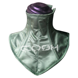 Green <b>Satin</b> <b>Bondage</b> Neck Corset - Product Image 1
