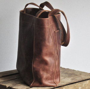 กระเป๋าหนังสีน้ำตาลระบายอากาศกระเป๋าสะพายไหล่กลางแจ้งแบบยุทธวิธีช่องคู่ที่ปรับได้มีซิปปิด - Product Image 2