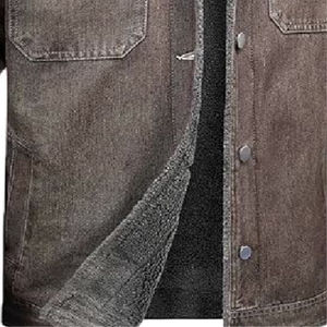 New Latest Arrival Men's Denim Vest With Hood Classic Casual Ripped <b>Slim</b> Fit Hoodies Jeans Denim Jacket - Product Image 4