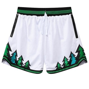 Pantalones Cortos de Baloncesto de Malla Personalizados de Alta Calidad para Hombre, Transpirables, con Cordón Ajustable y Bolsillos con Cremallera, Ropa Deportiva Urbana, Venta al por Mayor - Product Image 4