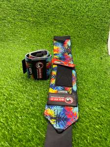 สายรัดข้อมือยกน้ำหนักแบบนีโอพรีน ปรับได้ น้ำหนักเบา กันลื่น สำหรับการออกกำลังกายแบบพาวเวอร์ ดีดลิฟท์ พื้นผิวบุนวม ยืดหยุ่น - Product Image 4