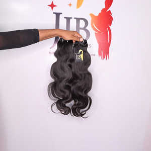 ผมดิบหยิกเป็นลอนแบบดิบผมมนุษย์ขนมิงค์ที่ยังไม่ผ่านกระบวนการผู้ขายผมธรรมชาติสีดำ - Product Image 1