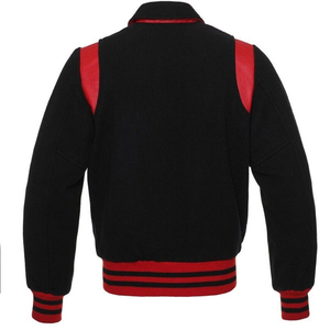 Veste universitaire prix de gros fabriquée sur mesure au Pakistan fabrication faite avec logo veste de grande taille bon marché de haute qualité - Product Image 4