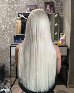 Cheveux naturels vierges 100% les plus vendus, extensions de cheveux humains lisses en vrac couleur blonde, provenant de l'usine du Vietnam - Product Image 2