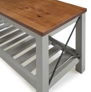Storage wooden <b>bench</b> industrial bulk quantity <b>indoor</b> and outdoor furniture for home living room outdoor garden storage <b>bench</b> - Product Image 2