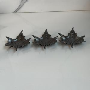 ชุดชามผลไม้ทำจากอลูมิเนียมเคลือบผิวด้วยนิกเกิลสีดำชุด3ชิ้นสำหรับโอกาสในงานเลี้ยงและพิธีแต่งงาน - Product Image 4