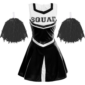 Costume de pom-pom girl sublimé par service OEM Style uniforme de coutures renforcées de Spandex extensible - Product Image 1