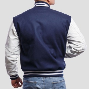 High Quality Embroidered <b>Quilted</b> Lined <b>Thick</b> Winter Varsity Jacket Baseball College Jacket for Men - Product Image 4