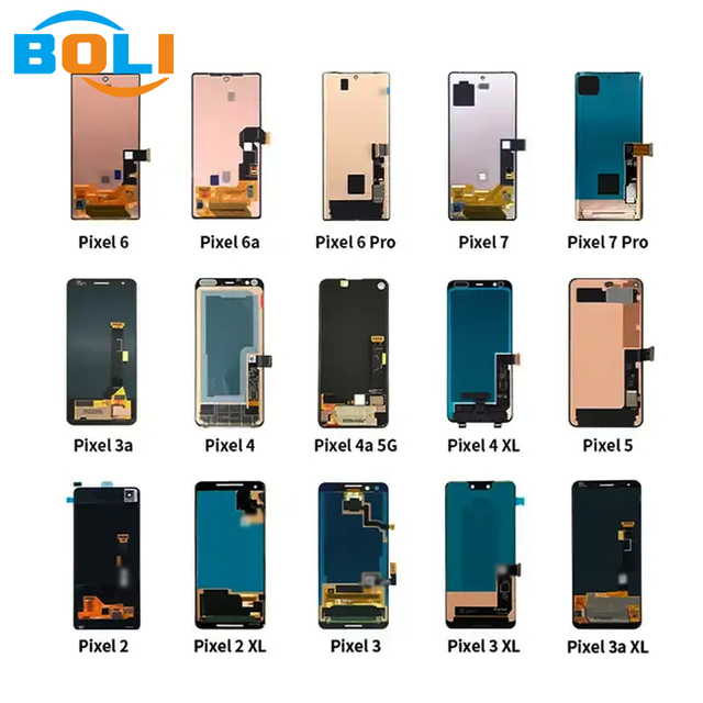 Boli 100% Original OLED Screen for Google Pixel 2 2XL 4 4XL 5 5A 5G 6 6 Pro 6.6" Touch Screen Replacement 1 Year Warranty 100%
