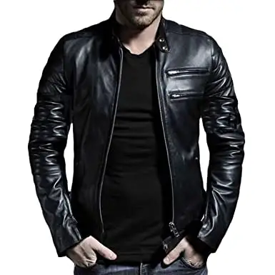 Leather Jacket For Men In custom Colors- Export From Pakistan, New And Trendy Design Lather Jacket For Men's