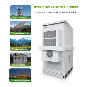 ระบบพลังงานไฮบริดอัจฉริยะสำหรับโทรคมนาคม พร้อมแผงโซลาร์เซลล์ MPPT 48V สำหรับเสา BTS  แบตเตอรี่สำรองแบบโมโนคริสตัลไลน์ LiFePO4 สำหรับระบบกริด - Product Image 2