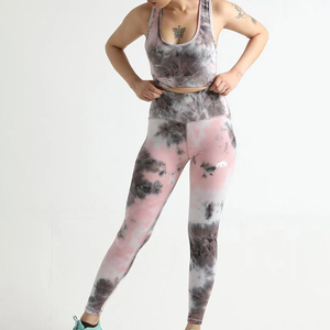 Conjunto Deportivo Personalizado de 2 Piezas, Ropa Deportiva Acanalada sin Costuras para Gimnasio, Yoga, Conjunto de 2 Piezas para Mujer - Product Image 5