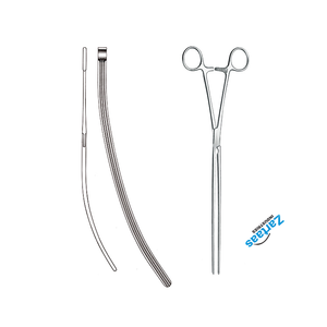 คีมหนีบสแตนเลสสำหรับสแกนลำไส้แบบโค้ง33ซม./13 "ผู้ผลิตเครื่องมือผ่าตัด - Product Image 3