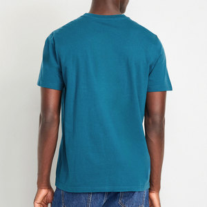 100% algodón orgánico Terry Camiseta de manga corta para hombre Heavy French Terry hombres Eco Friendly Terry camisetas - Product Image 4