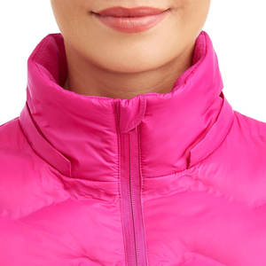 Chaqueta acolchada con cremallera de diseño personalizado para mujer, punto transpirable, estilo de calle, decoración bordada de moda informal - Product Image 3