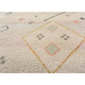 Tapis en laine noué à la main Manchaha Ivory, motif géométrique classique pour salon, couloir, tapis rectangulaire pour adolescents - LGS-32 Jaipur - Product Image 3