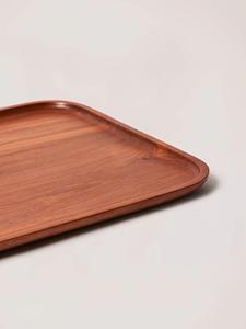 Handcrafted Elegant Eco-Friendly Wooden Food Serving Tray <b>Disposable</b> Natural Wood <b>Platter</b> - Product Image 5