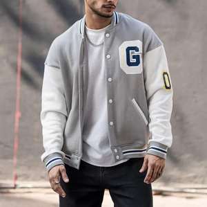 เสื้อแจ็กเก็ตเบสบอลสำหรับผู้ชายเสื้อแจ็กเก็ตเสื้อทีมเบสบอลสำหรับผู้ใหญ่ - Product Image 1