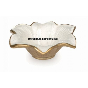 Cuenco de chocolate de aluminio de lujo, cuenco dulce hecho a mano con acabado dorado, cuenco de chocolate nuevo de lujo de diseñador de forma redonda - Product Image 2