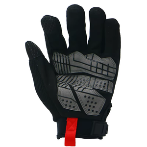 Utilitaire général Cuir synthétique Mécanicien Sécurité au travail Imperméable à l'eau Construction extérieure Gants résistants aux chocs pour le pétrole et le gaz - Product Image 4