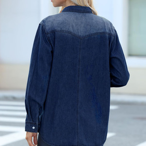 Vestes en jean de haute qualité à prix avantageux, vente en gros, denim délavé, surdimensionné pour femmes, design en denim respirant - Product Image 3