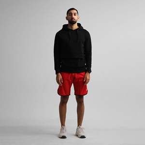 Sudadera con Capucha de Felpa Francesa GA con Bolsillo Bordado en 3D y Estampado en Serigrafía Color Negro - Product Image 4