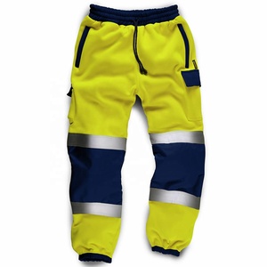 Logotipo personalizable de alta visibilidad Hi Vis Viz Joggers Ropa de trabajo de algodón y poliéster de alta calidad Logotipo personalizable de seguridad reflectante - Product Image 1