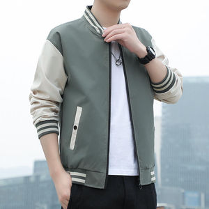 Mode personnalisé Logo avant de haute qualité à séchage rapide Streetwear Varsity Jacket doux coton mélangé vêtements de collège vente d'hiver - Product Image 6