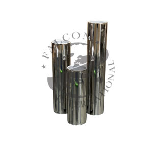 Portavelas de metal moderno Portavelas cilíndrico Portavelas de Pilar - Product Image 1