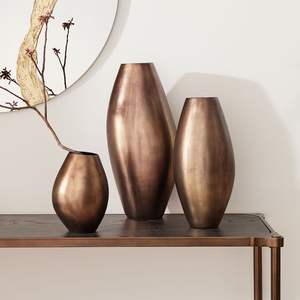 Stunning <b>vintage</b> brass flower <b>vase</b> with unique details ideal for home decor and gifting - Product Image 1