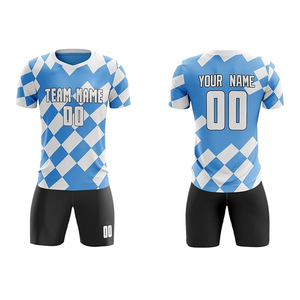 Camisetas de fútbol de hombre de mejor estilo hechas en fábrica para adultos conjuntos de ropa de fútbol de sublimación de alta calidad - Product Image 1