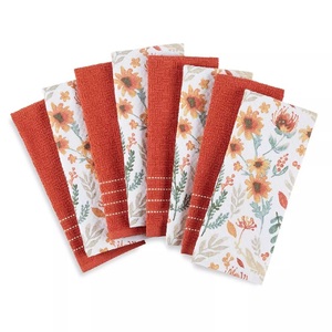 High Quality 100% Organic Cotton <b>Kitchen</b> Cleaning Checked Tea Size Towels From India Gots Certificate Hot Sale <b>Kitchen</b> Towels - Product Image 5