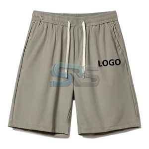 Short de sport élégant pour hommes, confortable 100% coton éponge française écologique, short de survêtement imprimé avec logo personnalisé - Product Image 6