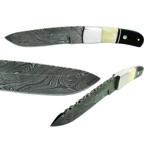 Venta directa de fábrica Hoja deslizante de grado industrial Cuchillos de caza de acero de Damasco Garantía de 3 años Nuevo diseño Camping al aire libre - Product Image 5