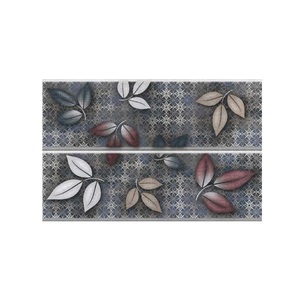 Spanish Rustic Ceramic Wall Tile 300x300mm Flowers Plants Texture Matte Finish Antibacterial Anti-Slip for Home Hotel Outdoor - Product Image 1