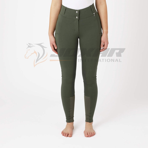 Jodhpurs d'équitation classiques pour femmes conçus avec un tissu respirant matériau extensible flexible ceinture sécurisée à prix bon marché - Product Image 6