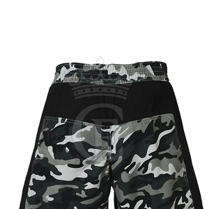 Pantalones cortos de MMA de algodón 100% de alta calidad hechos en Pakistán para hombres, cómodos y ecológicos con contraste de color, precio barato - Product Image 5