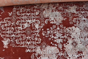 Tapis d'intérieur luxueux et moderne en laine, fait main, à poils moyens, antidérapant, motif floral, léger, en coton, pour salon, vente en gros - Product Image 6